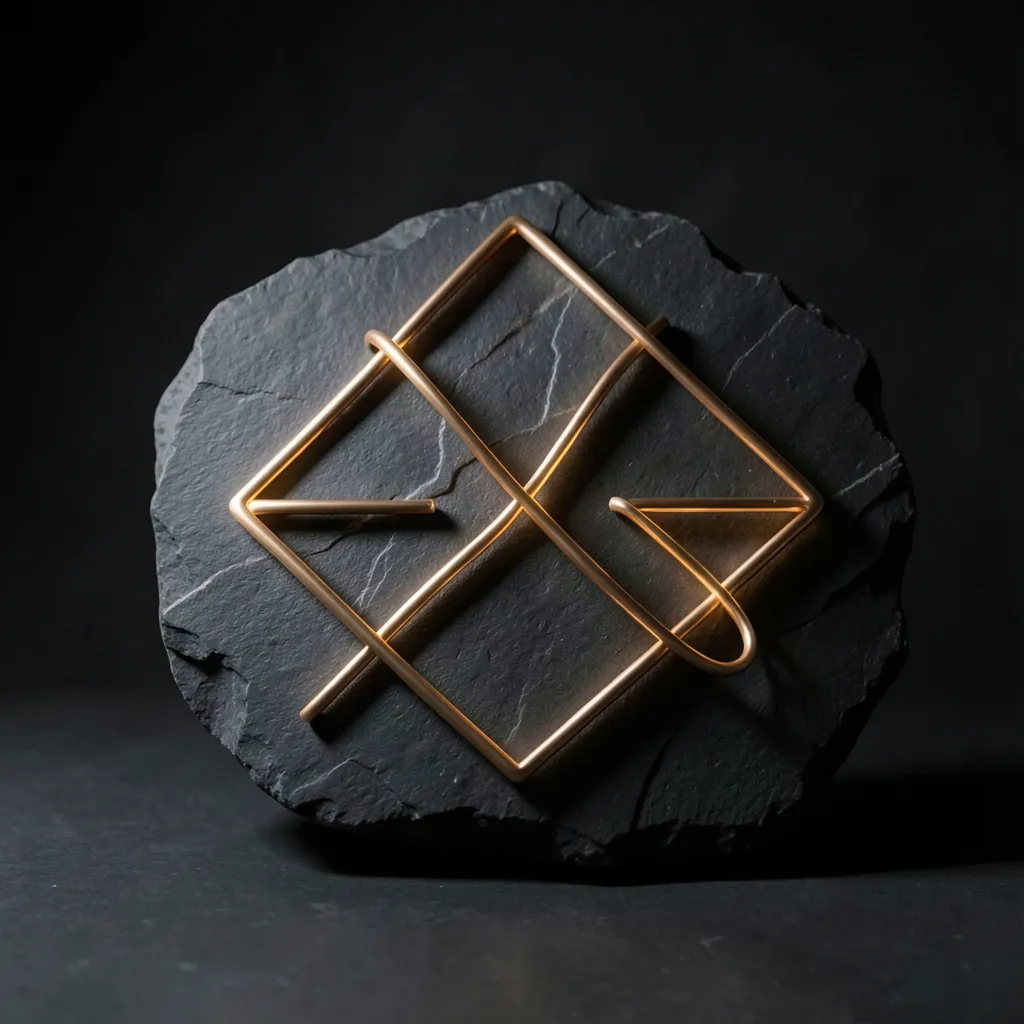 What's the real cost of a 'difficult' astrological chart? Glowing bronze geometric line intersecting a heavy dark slate stone — What's the real cost of a 'bad' chart?