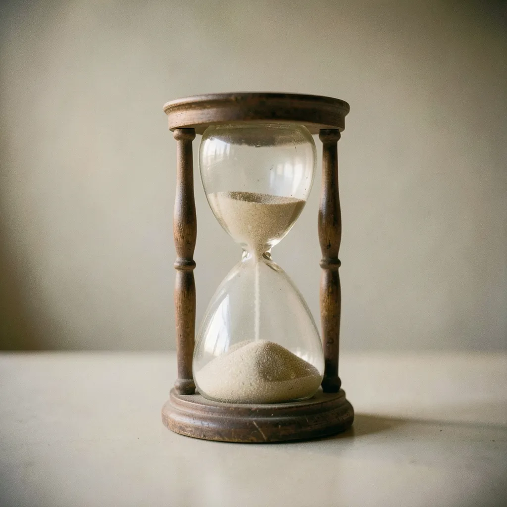 How to handle retrograde slowdowns without losing your momentum Vintage hourglass with sand pausing halfway through — Don't Let the Slowdown Break Your Momentum