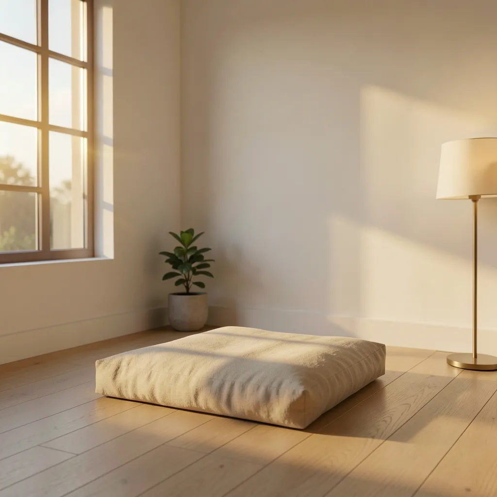 A 10-Minute Sunset Practice for the Scorpio Moon Serene minimalist interior at sunset — Finding Calm Under the Cancer Sun