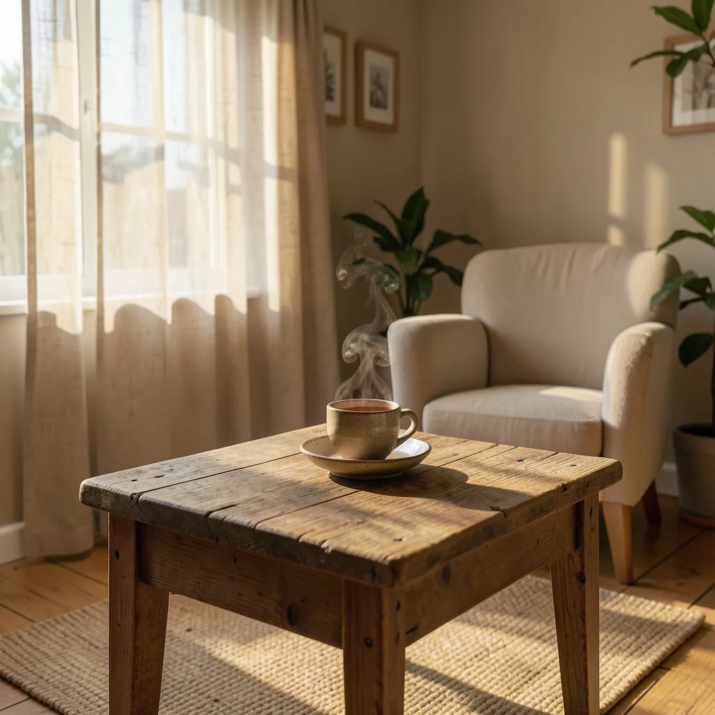 Finding Grounding Under the Cancer Sun & Pushya Sunlit room with soft morning light filtering through linen curtains — Finding your grounding under the Cancer Sun