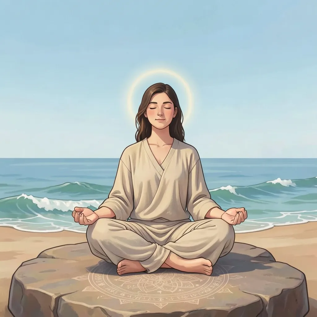 Finding Stillness in Bharani's Heat Person practicing breath-retention — Finding Stillness in Bharani's Heat