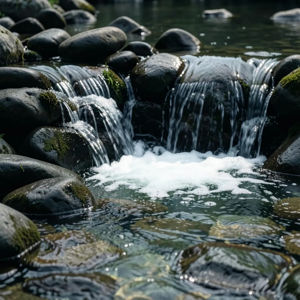 Finding Stillness When the Scorpio Moon Feels Heavy Flowing clean water over dark river stones — Finding Stillness When the Moon Feels Heavy