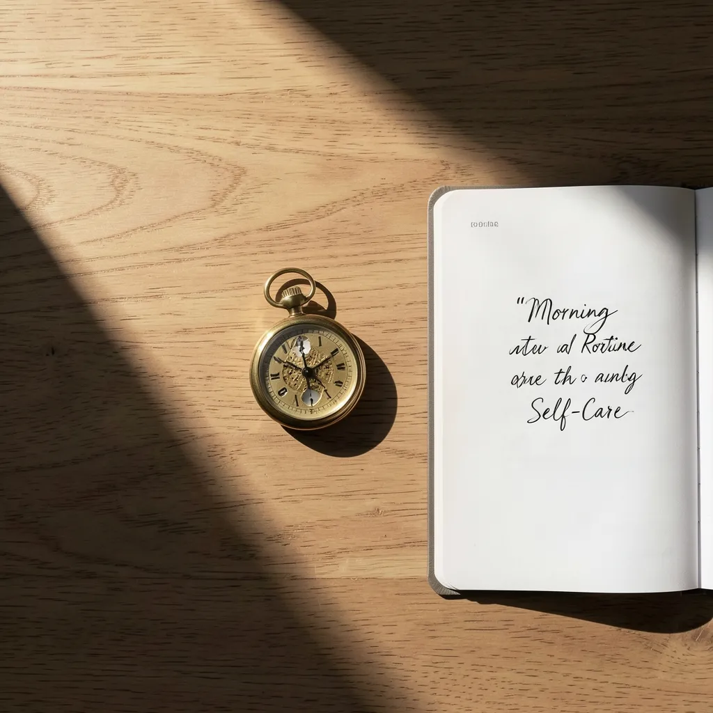 How to Find Your Flow Using Daily Muhurat and Choghadiya Timing Minimalist flat lay of a modern desk with a brass pocket watch, an open planner — Finding Your Flow This Week