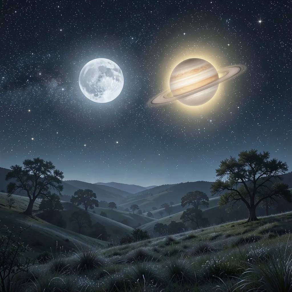 Unlocking July 16 with Stability & Communication Tips Serene, moonlit landscape with Pushya and Jupiter in the background, surrounded — Finding Your Timing for July 16