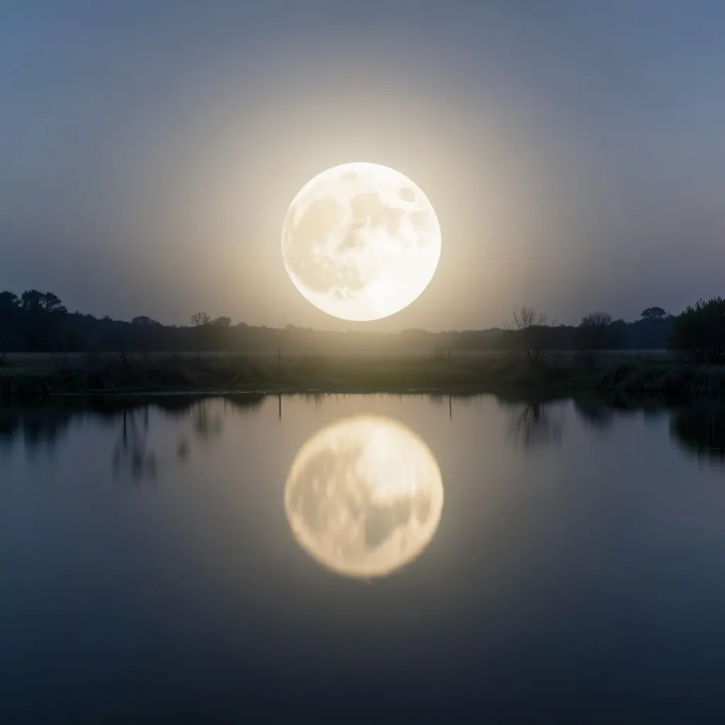 Guru Purnima 2026: Aligning with Jupiter in Pushya Serene, minimalist scene at dusk with a large — Guru Purnima: Aligning with the Teacher's Light