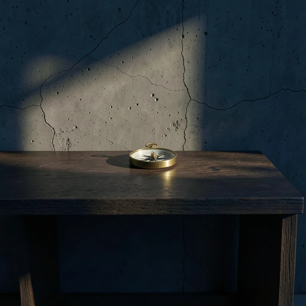 Is Pushya Nakshatra Overhyped? The Truth About Sun and Jupiter in Cancer Lone minimalist desk with a single vintage brass compass — Is Pushya Really the Golden Ticket?