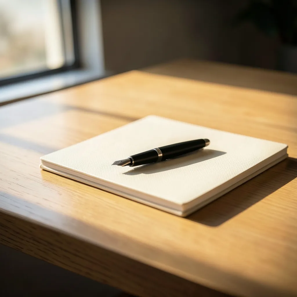 Why today is perfect for communication and clarity Minimalist desk setup with a single fountain pen and a clean notebook — July 14, 2026: Mercury’s Talking Fast!