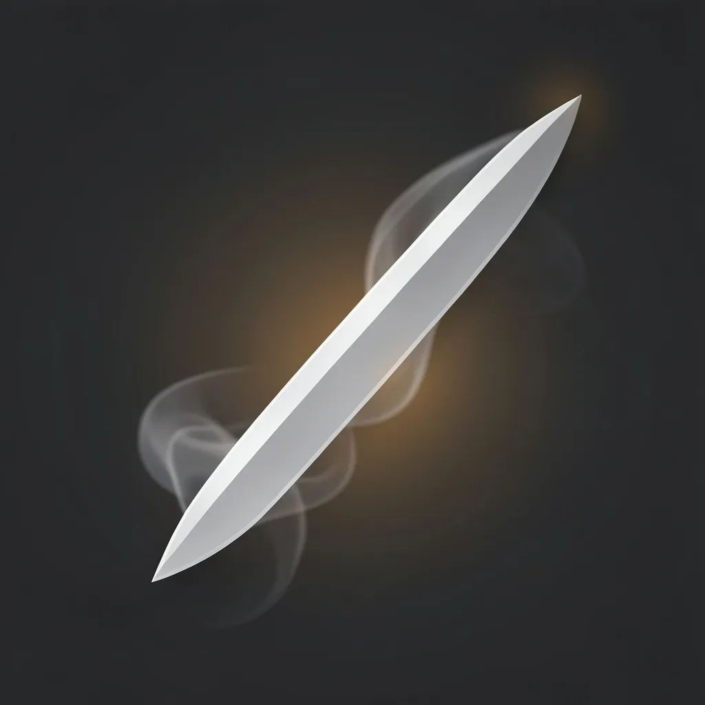 Krittika Nakshatra Moon Transit: Cutting Through the Clutter Sharp silver blade cutting through a wisp of smoke against a deep charcoal and amber — Krittika Nakshatra: The Fire Within