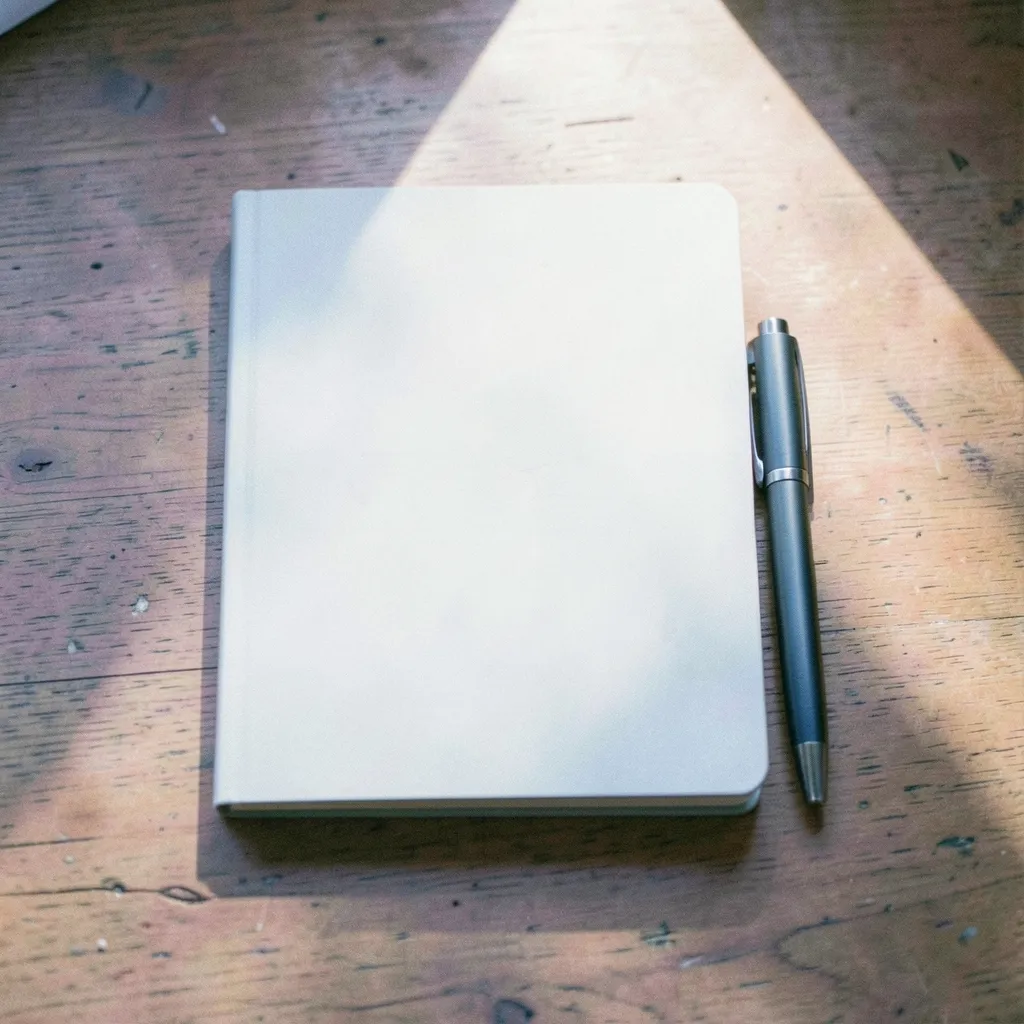 Why Your Decision-Making Slows Down Under the Libra Moon Minimalist flat lay of a blank notebook and a pen on a wooden desk — Keeping the Libra Moon in Check