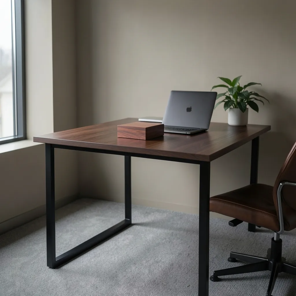 How to Navigate Mars in Taurus Career Stalls Minimalist corporate desk with a subtle block of red sandalwood — Don't let Mars in Taurus stall your ambition