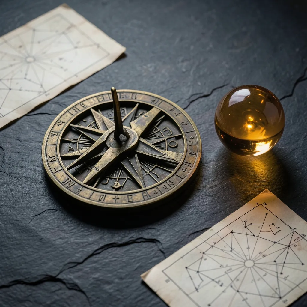 Is Your Nakshatra Holding You Back? Vedic Astrology Insights Minimalist spiritual flat lay with a weathered brass astrolabe — Is your Nakshatra actually holding you back?