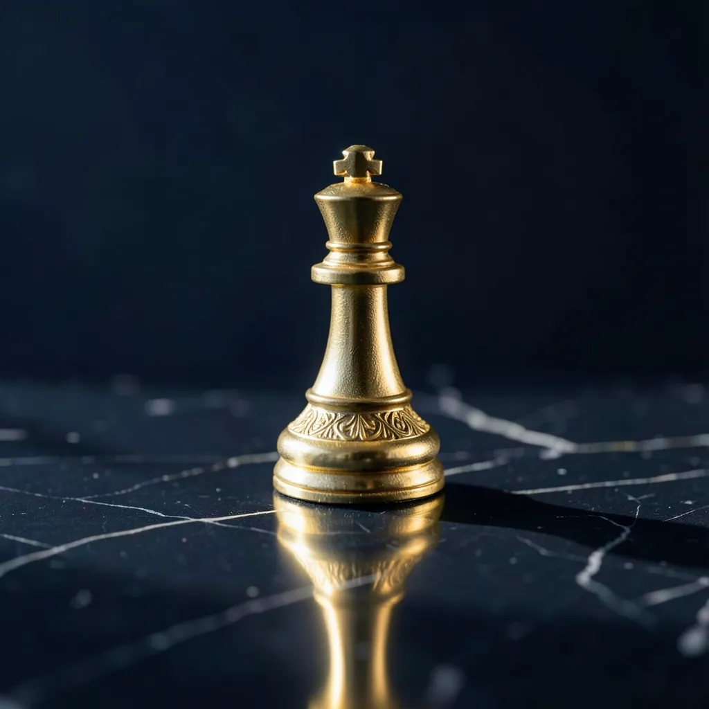 Career Strategy: Using the July 2026 Planetary Alignments High-contrast shot of a golden chess piece standing — सत्ता और सफलता का समय: गोचर का विश्लेषण