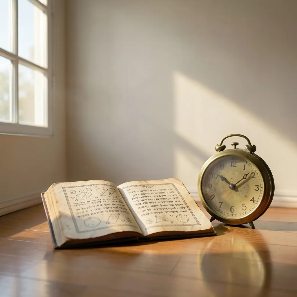 सही वक्त पर सही शुरुआत: शुभ मुहूर्त और चौघड़िया देखने का तरीका Minimalist Vedic astrology aesthetic — इस हफ्ते सही वक्त कैसे चुनें?