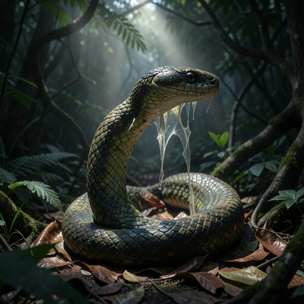 Sun in Ashlesha: The Sting of Intuition and Transformation Coiled serpent skin shedding under a single beam of sharp sunlight — Sun in Ashlesha: The Sting of Intuition